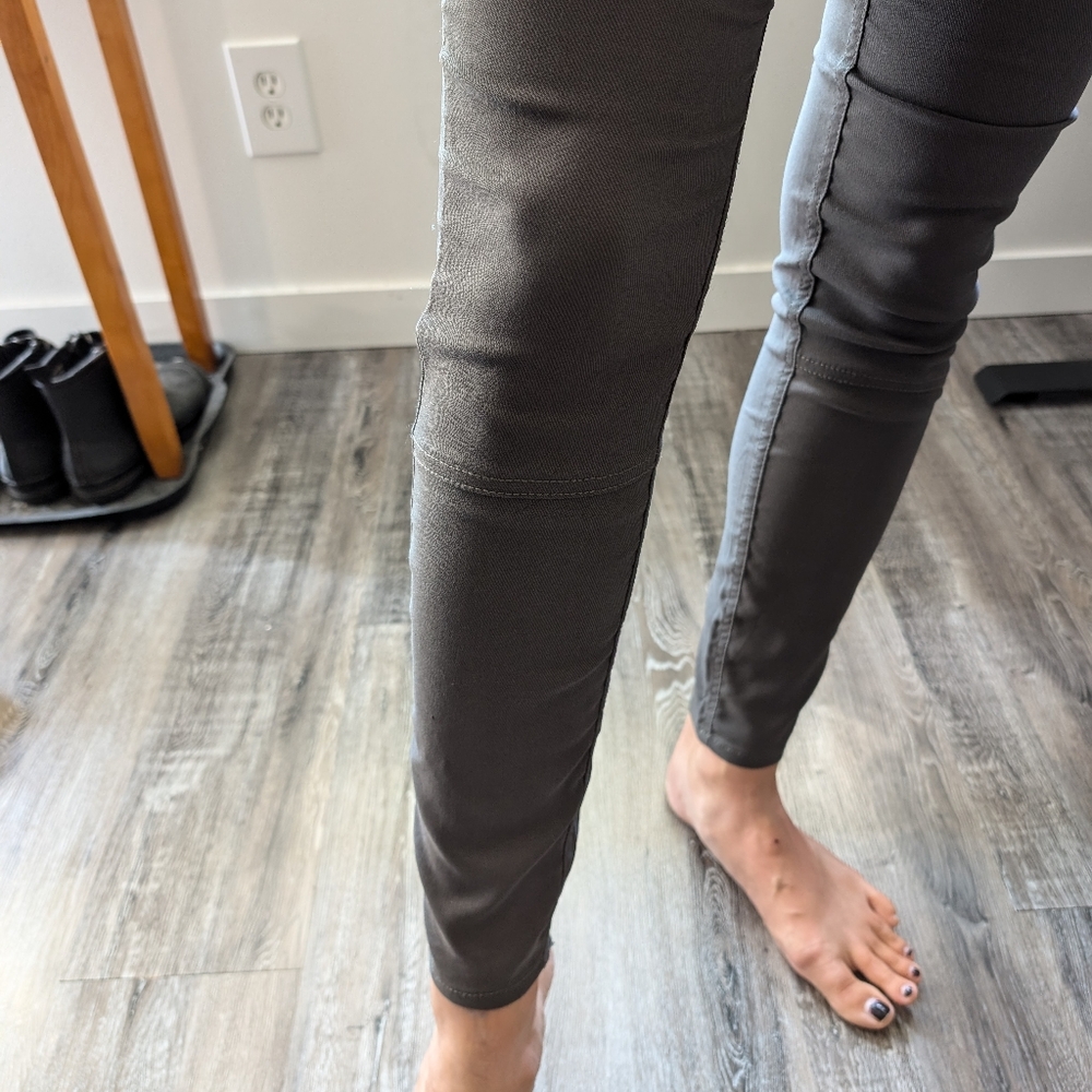 Prana Pants Womens Size 8 Gray Skinny Lightweight Stretch Casual Comfort Outdoor